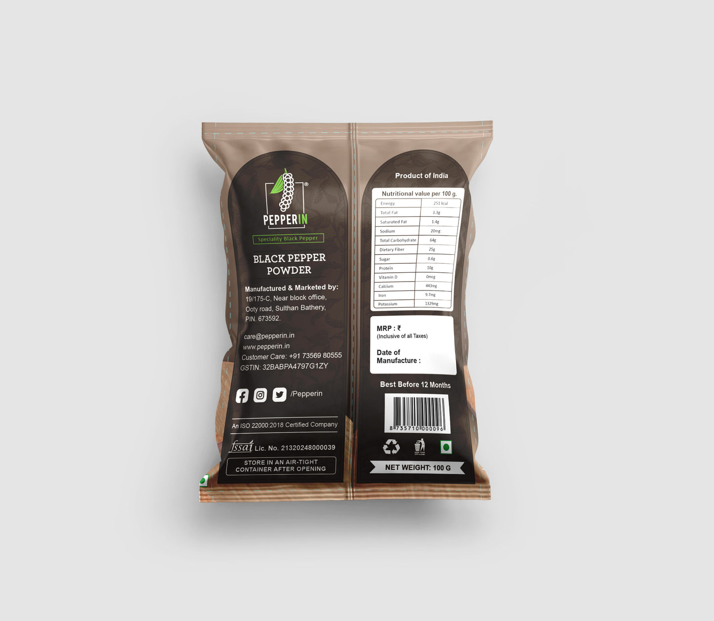 Black Pepper Powder