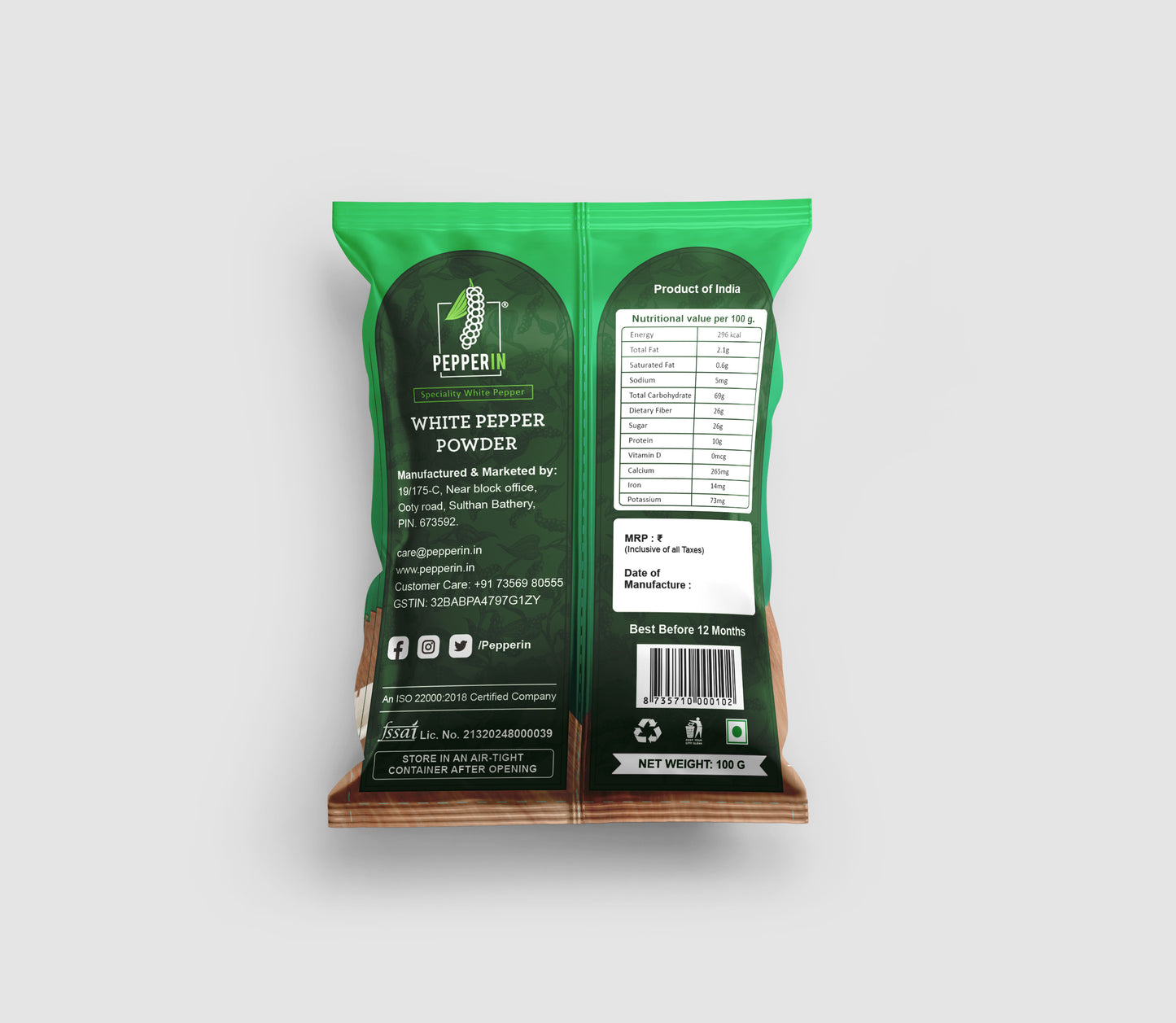 White Pepper Powder 100g