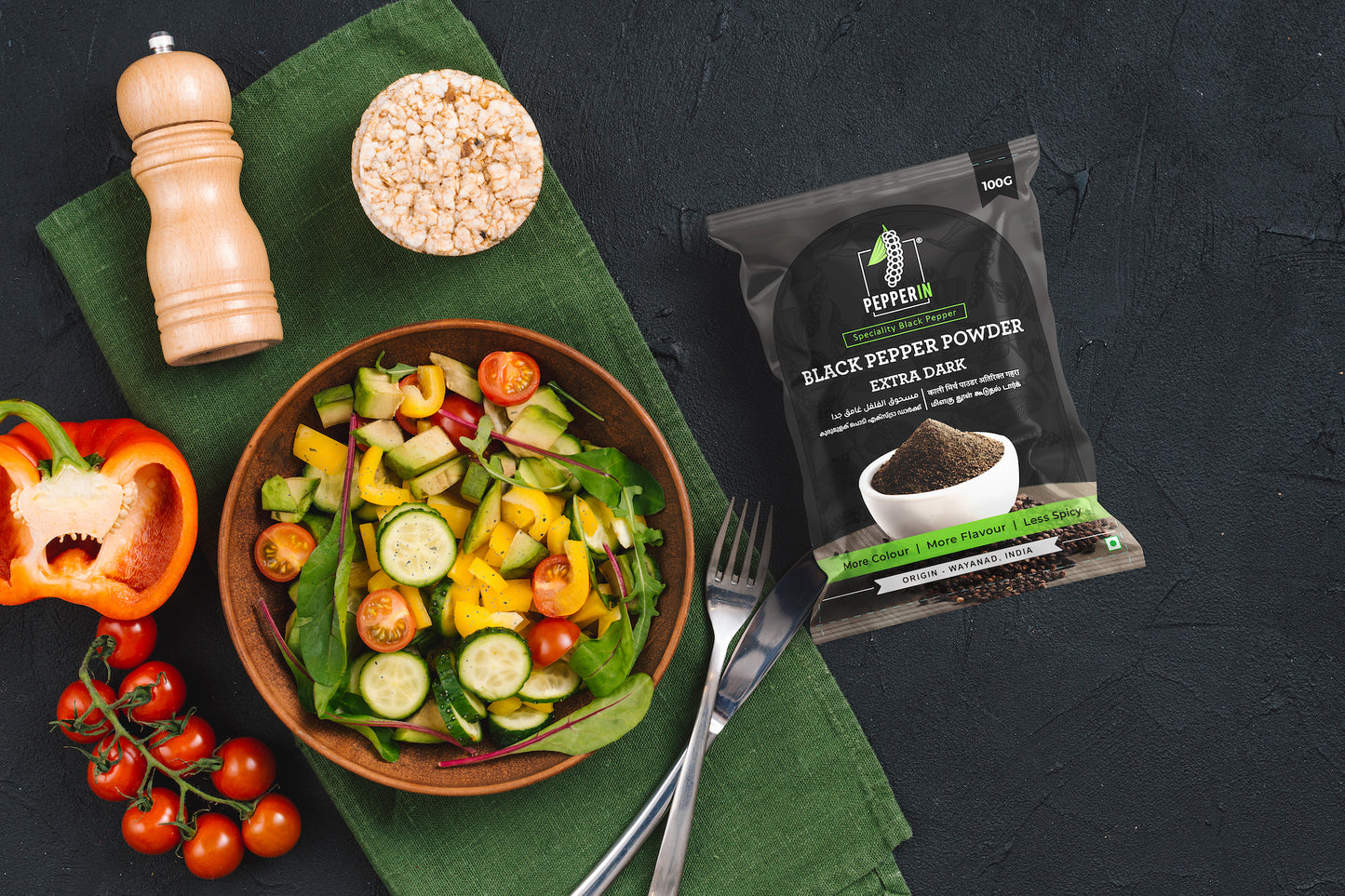 Black Pepper Powder Extra Dark